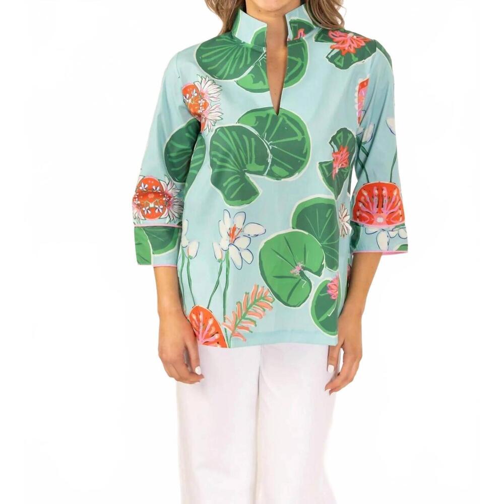 NEW HOUSE OF MBR lolli jacks top in lily pad